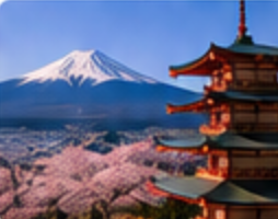 富士山下的春天